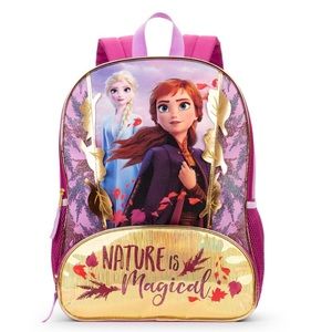 New Disney Anna and Elsa purple backpack 🎒